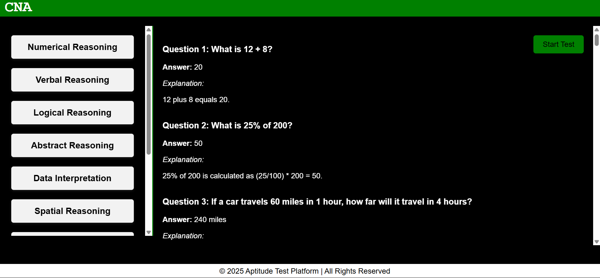 Aptitude Web Preview